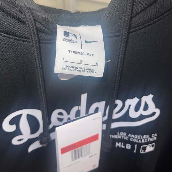 Nike Black Dodgers Hoodie - Picture 7 of 8